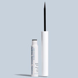 Black liquid eye liner for a precise look, with hydrating castor oil and hyaluronic acid, safe for sensitive eyes
